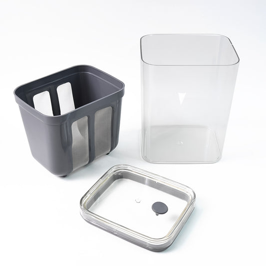 2 In 1 Multifunctional Yogurt Strainer With Storage Container  1400 Ml (1 Set)